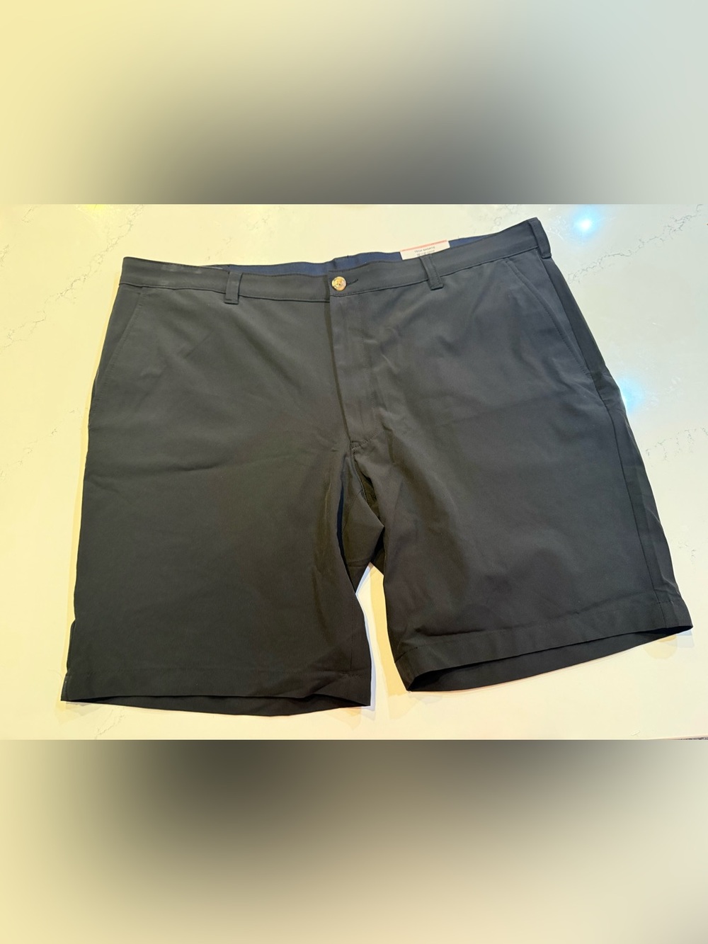 Club Room Black Flat-Front Men's Shorts
